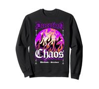 World on Fire x Deception Chaos Old English x Streetwear Felpa