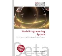 World Programming System: World Programming, SAS Language, Computer Programs