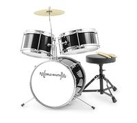 World Rhythm batteria per bambini 3 pezzi nera