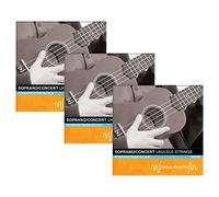 World Rhythm corde ukulele soprano nylon confezione 3 pezzi