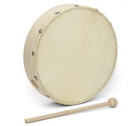 World Rhythm Frame Drum Tamburello, Battitore Inclusi, 15.2 cm