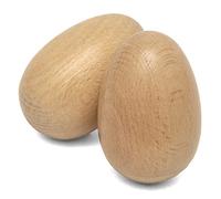 World Rhythm - Uova In Legno Naturale, Coppia