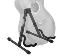 World Rhythm WR-206 A-Frame - Supporto per chitarra acustica, classica, elettrica e basso, nero