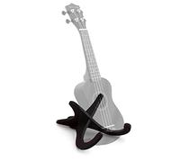World Rhythm WR-307-BK Supporto Ukulele - Supporto Uke in legno, supporto per strumenti a corde staccabile