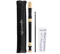 World Rhythm WR-805 Flauto Dolce Soprano per Scuola - Nero/Avorio