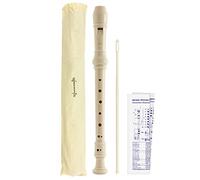 World Rhythm WR-807 Flauto Dolce Soprano per Scuola - Bianco