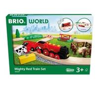 BRIO World - Set Di Treni Lola Rossa | Pista In Legno Per Bambini | Treno Brio Bambini 3 Anni O Più | Idee Regalo | Regalo 3 Anni