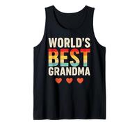 World’s Best Grandma Retro Vintage Canotta