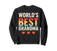 World’s Best Grandma Retro Vintage Felpa