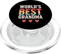 World’s Best Grandma Retro Vintage PopSockets PopGrip per MagSafe