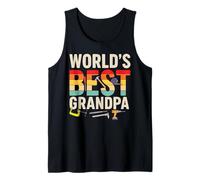 World’s Best Grandpa Retro Tools Father’s Day Canotta