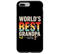 World’s Best Grandpa Retro Tools Father’s Day Custodia per iPhone 7 Plus/8 Plus