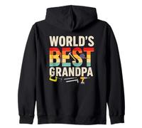World’s Best Grandpa Retro Tools Father’s Day Felpa con Cappuccio