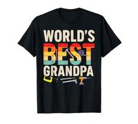 World’s Best Grandpa Retro Tools Father’s Day Maglietta