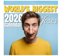 World’s Biggest Noses Calendar 2026: Twelve Months of Comedy, Confidence, and Facial Fame, The Nose Masters Edition