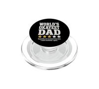 World’s Okayest Dad Funny Fathers Day Dad Review Rate PopSockets PopGrip per MagSafe