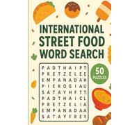 World Street Food Word Search Book: Easy to Read Print about Street Food From 50 Countries | 6×9 inches , 110 Pages | 50 puzzles | Gifts for vacations, holidays and free time