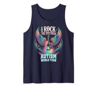 World Tour Autism I ROCK THE SPECTRUM Educatore Stim Orgoglioso Canotta