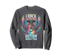 World Tour Autism I ROCK THE SPECTRUM Educatore Stim Orgoglioso Felpa