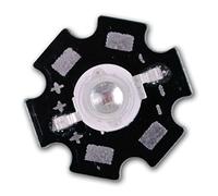 world-trading-net - 5 Chip LED ad Alta Potenza 3W, Arancione, 70lm, Chip ad Alta Potenza su Circuito Stampato a Stella