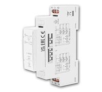world-trading-net - Relè da installazione con autoritenuta, 16A / 230V AC, per uso interno, montaggio su guida DIN TH-35, 1 unità divisoria
