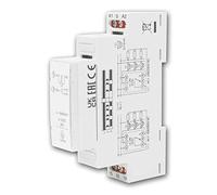 world-trading-net - Relè da installazione con autoritenuta, 16A / 24V AC/DC, per uso interno, montaggio su guida DIN TH-35, 1 unità divisoria