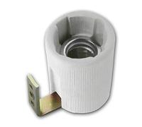 world-trading-net - Set di 5 portalampada E14 in ceramica con staffa di montaggio a 90°, per l'avvitamento diretto alla superficie