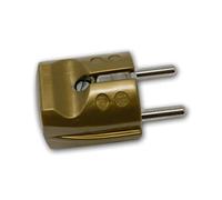 world-trading-net - spina dorata standard con contatto di protezione, 250V/16A