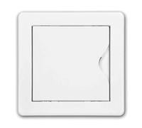 world-trading-net - Sportello di ispezione 10x10cm, plastica ABS bianca, montaggio a sbalzo