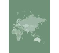 World Travel Journal & Scrapbook: Green Edition