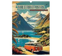 World Travel Posters - Nostalgic Trip Around the Globe (Wall Calendar 2027 DIN A