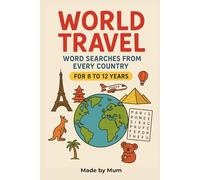 World Travel - Word Searches from every country - Puzzles and fun facts about different countries for kids aged 8 to 12 years