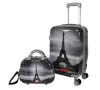 World Traveler Paris Destination - Set di 2 valigie a mano, taglia unica, Parigi, taglia unica, Paris Destination, Parigi., Taglia unica, Paris Destination - Set di 2 valigie a mano