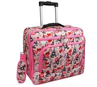 World Traveler Rolling 17-Inch Laptop Briefcase Computer Case, Paris Pink, One Size