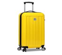 World Traveler VentureX - Valigia a quadretti medi, Giallo, Venturex - Valigia rigida rigida a quadretti, misura media