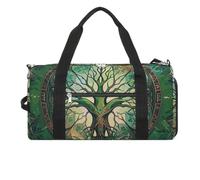World Tree - Borsa da palestra per uomo e donna, impermeabile, grande borsone per allenamento in viaggio