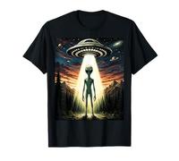 World UFO Day The Truth Is Everywhere Alien Encounter Maglietta