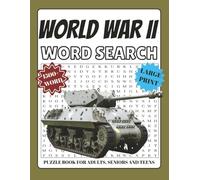 World War II Word Search: Relaxing Large Print Word Find Puzzles for Veterans, History Buffs , Puzzle Lovers | 8.5x11" | 1500+ Words