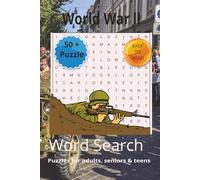 World War ll Word Search Puzzle Book: Word Searches with Easy to Read Print about World War ll, Battle Stories, Nazi Germany and more 6x9 inches, 110 ... for vacations, Holidays and Free Times