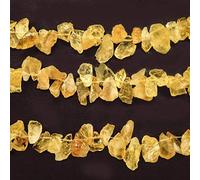 WORLD WIDE GEMS Gemstone Beads 1 Strand Natural 8 inch Long Long Citrino Rough Nugget Drops, Top-drilled. ca. 7 x 14 mm-12 x 20 mm Codice HIGH-4190