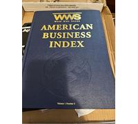 World Wide Source American Business Index, Vol. 1, No. 5