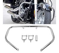 Worldmotop Highway Crash Bar Engine Guard Compatible with Kawasaki Vulcan VN900 Classic 2006-2023 & VN 900 Classic LT 2006-2022 (Chrome)