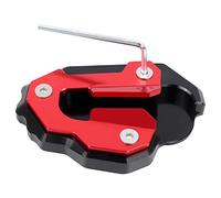 Worldmotop Motorcycle Kickstand Pad Foot Support Enlarger Extension Side Stand Plate Pad Replacement for HONDA Goldwing 1800 GL 1800 F6B GL1800 2020 2021 2022 (red 2)