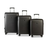 Worldpack Portland 4 ruote Set di valigie 3 pezzi nero