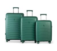 Worldpack Portland 4 ruote Set di valigie 3 pezzi verde