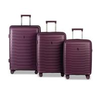 Worldpack Portland 4 ruote Set di valigie 3 pezzi viola