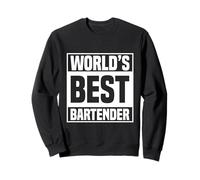 World's Best Bartender Funny Bartending Alcoholic Drink Felpa