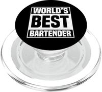 World's Best Bartender Funny Bartending Alcoholic Drink PopSockets PopGrip per MagSafe