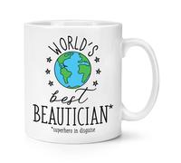 World's Best Beautician 284ml Tazza Scherzo Divertente Favorito Bellezza Salone