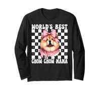 World's Best Chow Chow Mama Dog Mamma Festa della Mamma Coquette Maglia a Manica